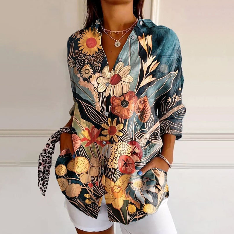 Linda | Floral Print Blouse