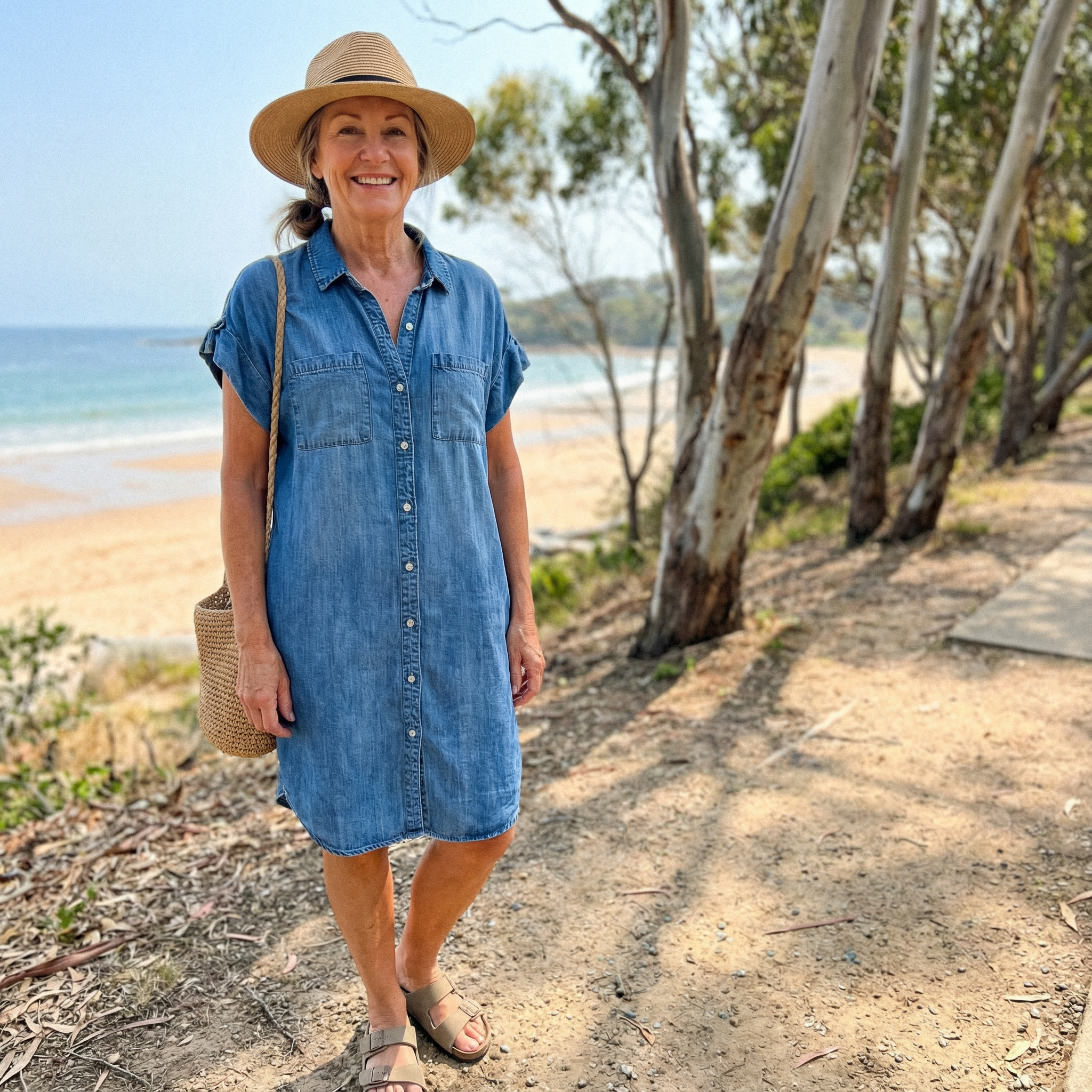 Sadie | Denim Shirt Dress