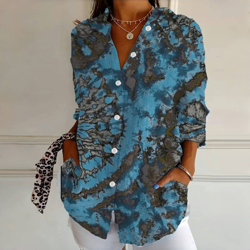 Ava | Abstract Print Blouse