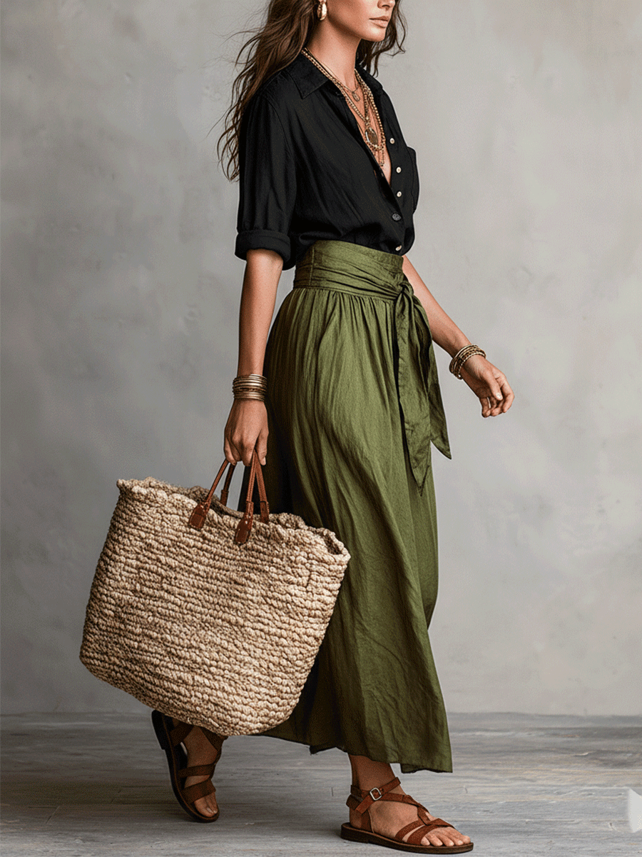 Lisa | Effortless Elegance Boho Skirt Set