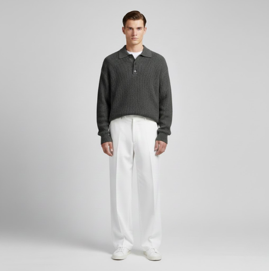 Heritage Staples Polo Sweater