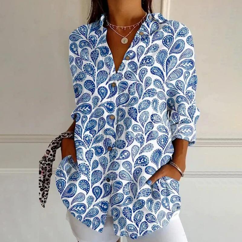 Frances | Ethnic Print Blouse