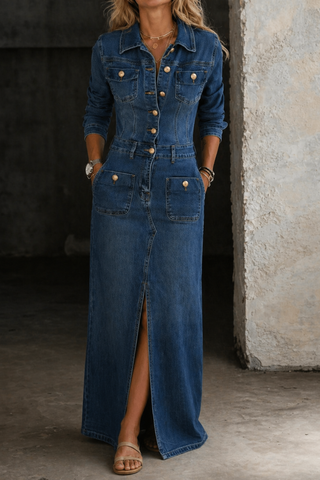 Leila | Classic Denim Set