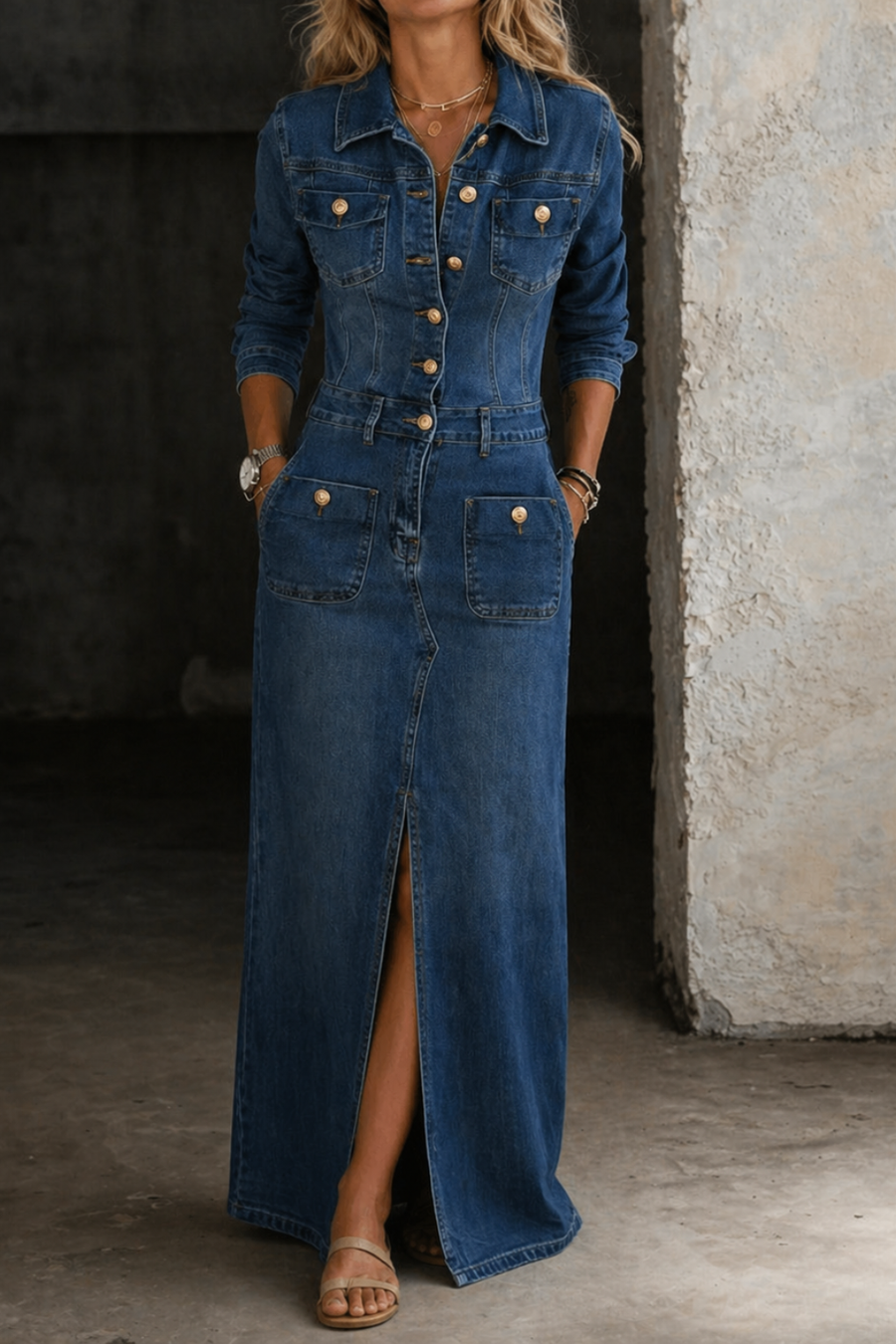 Leila | Classic Denim Set