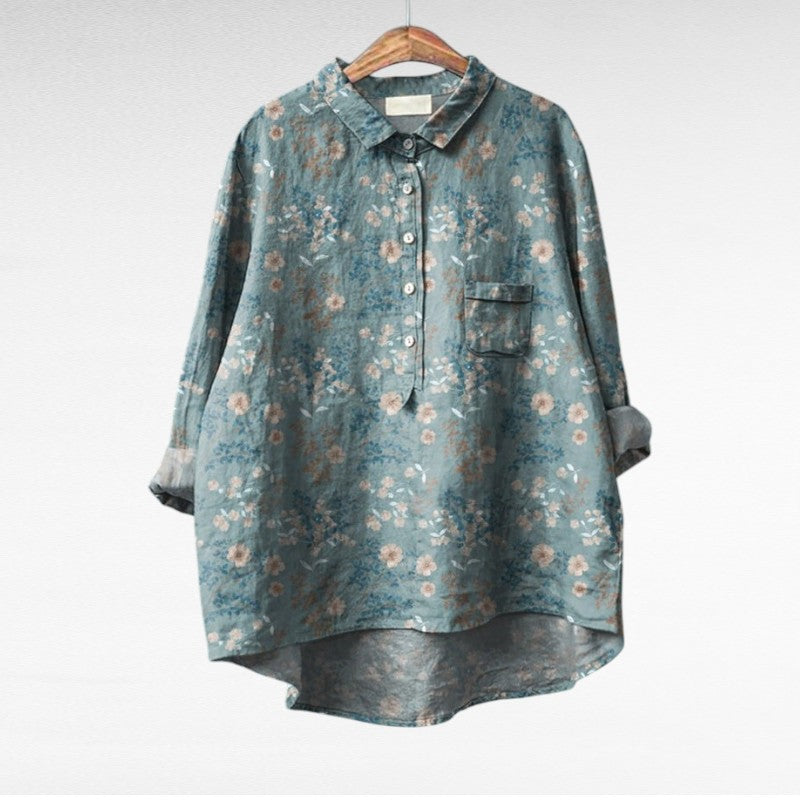 Mireva | Vintage Floral Blouse