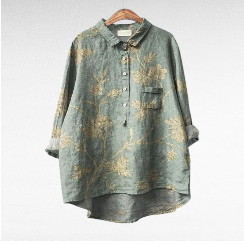 Mireva | Vintage Floral Blouse