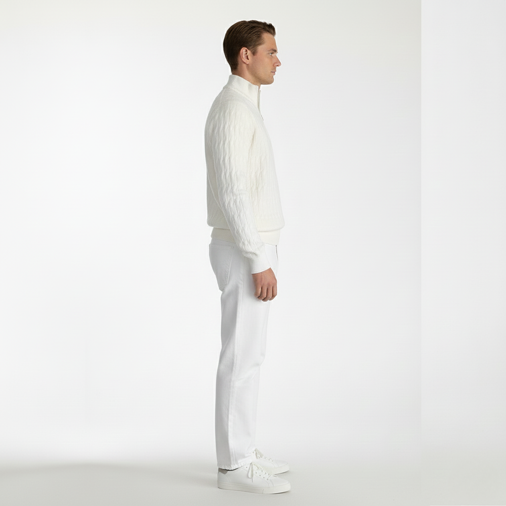 Heritage Staples Quarter-Zip Sweater
