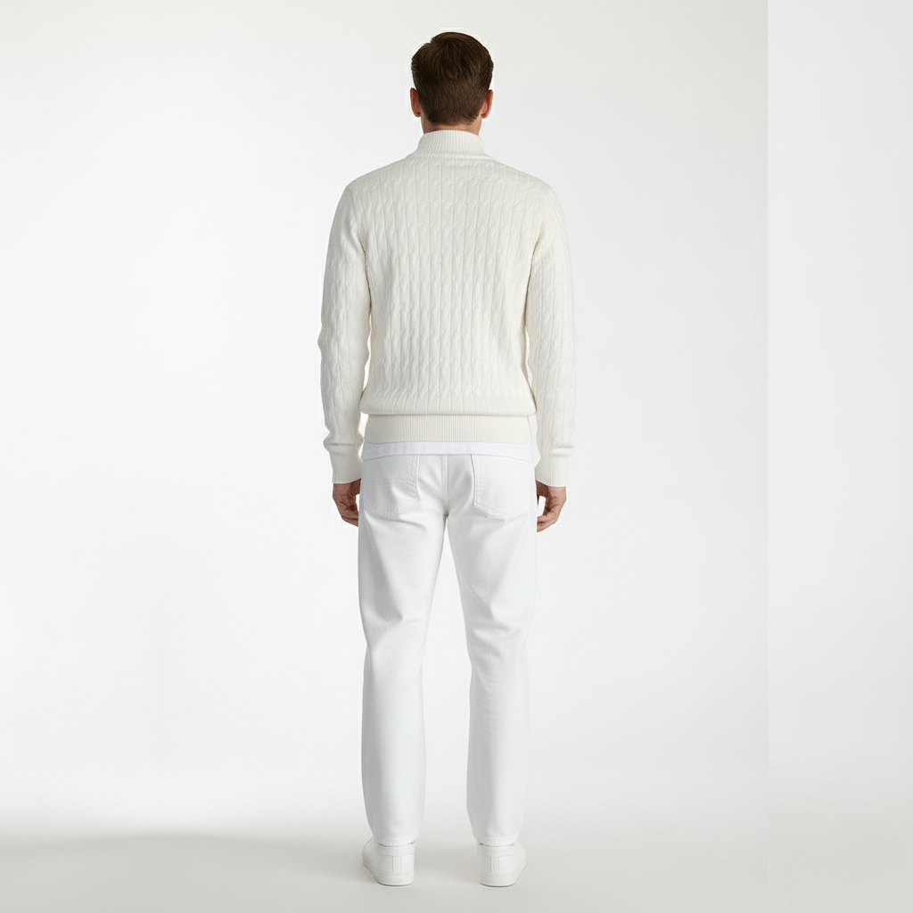 Heritage Staples Quarter-Zip Sweater
