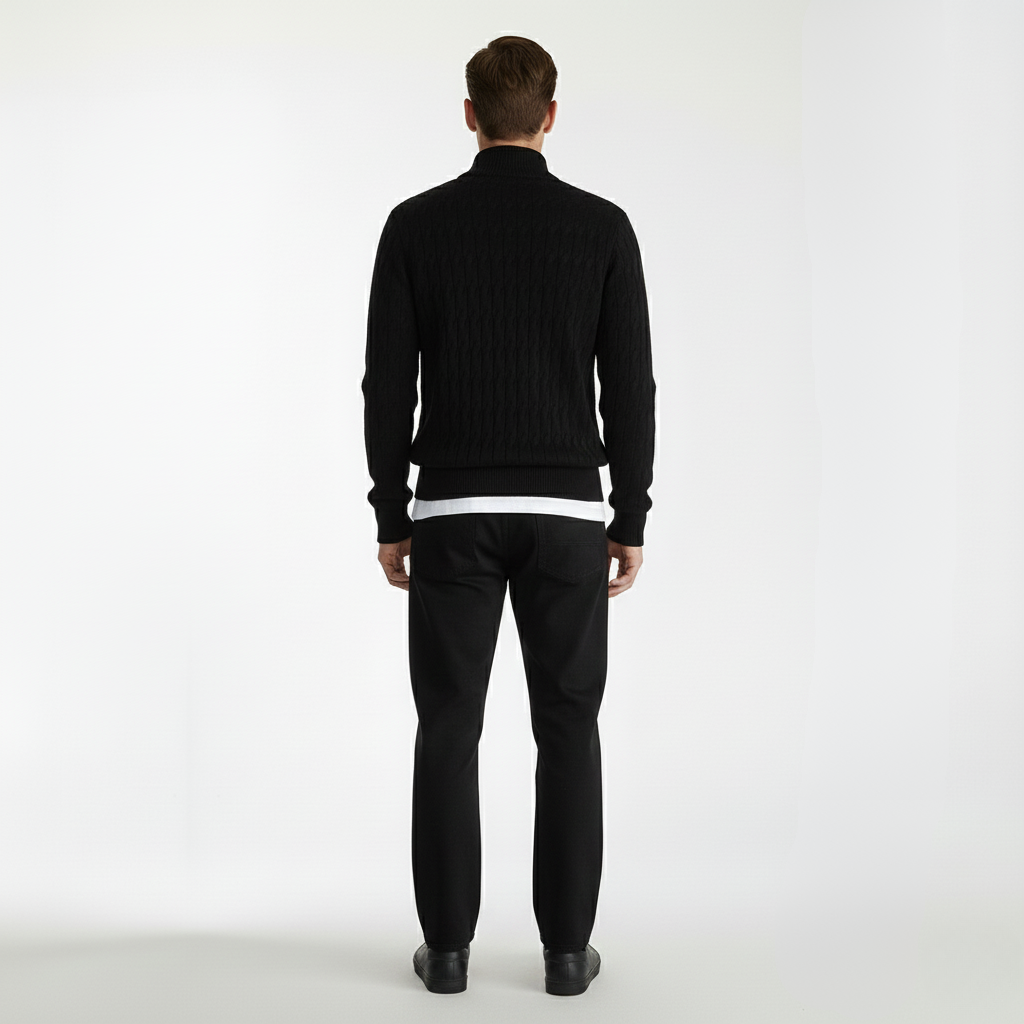 Heritage Staples Quarter-Zip Sweater