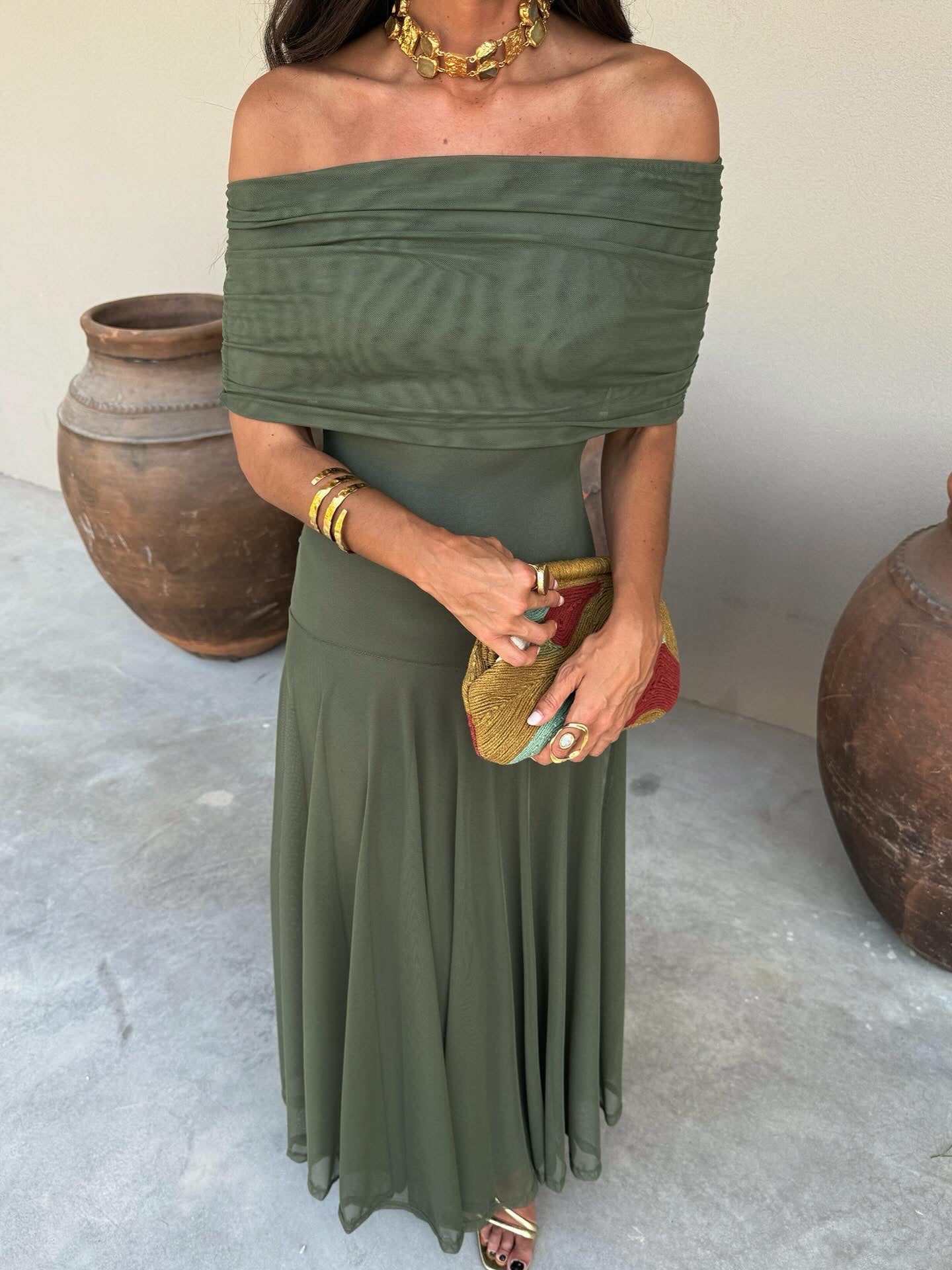 Serena | One-Shoulder Maxi Dress