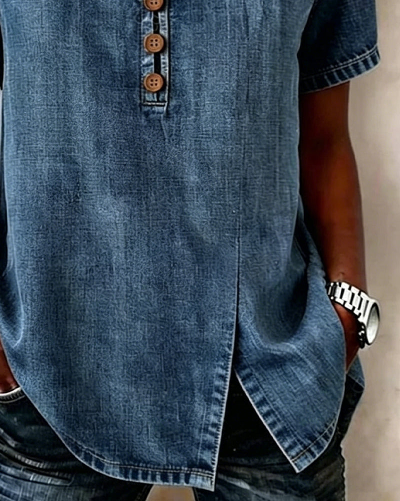 Lyjena - Denim Blouse