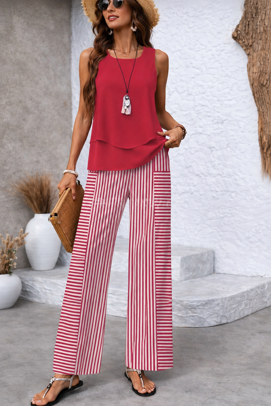 Linda | Riviera Striped Set