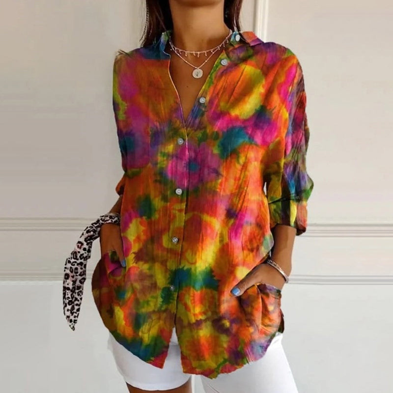 Sharon | Vintage Colourful Blouse