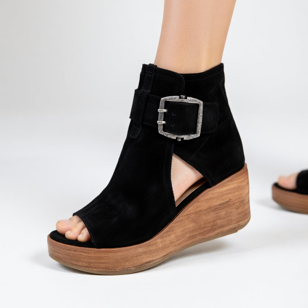 Orélisse - Modern Open Wedge Heels