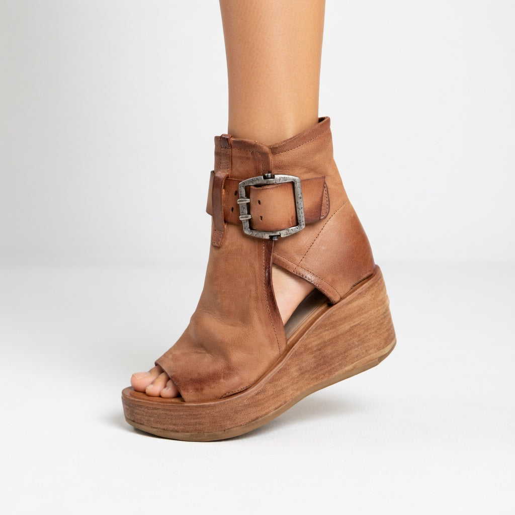 Orélisse - Modern Open Wedge Heels