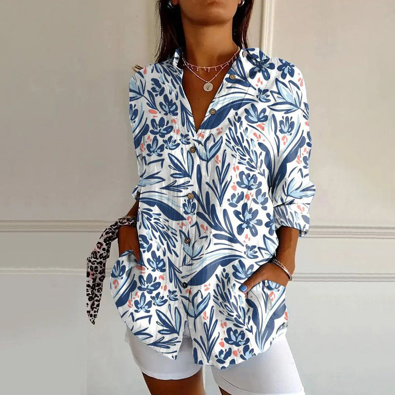 Scarlett | Flower Print Blouse