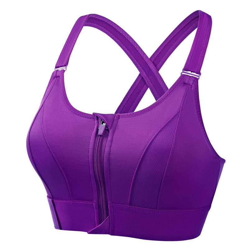 Lora - Fit Zip-Up Sweat-Proof Bra