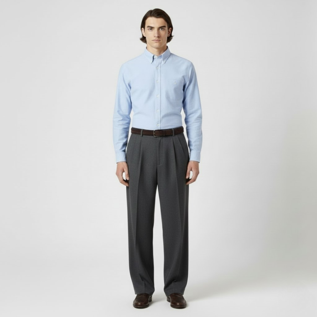 Heritage Staple Men's Straight-Leg Trousers