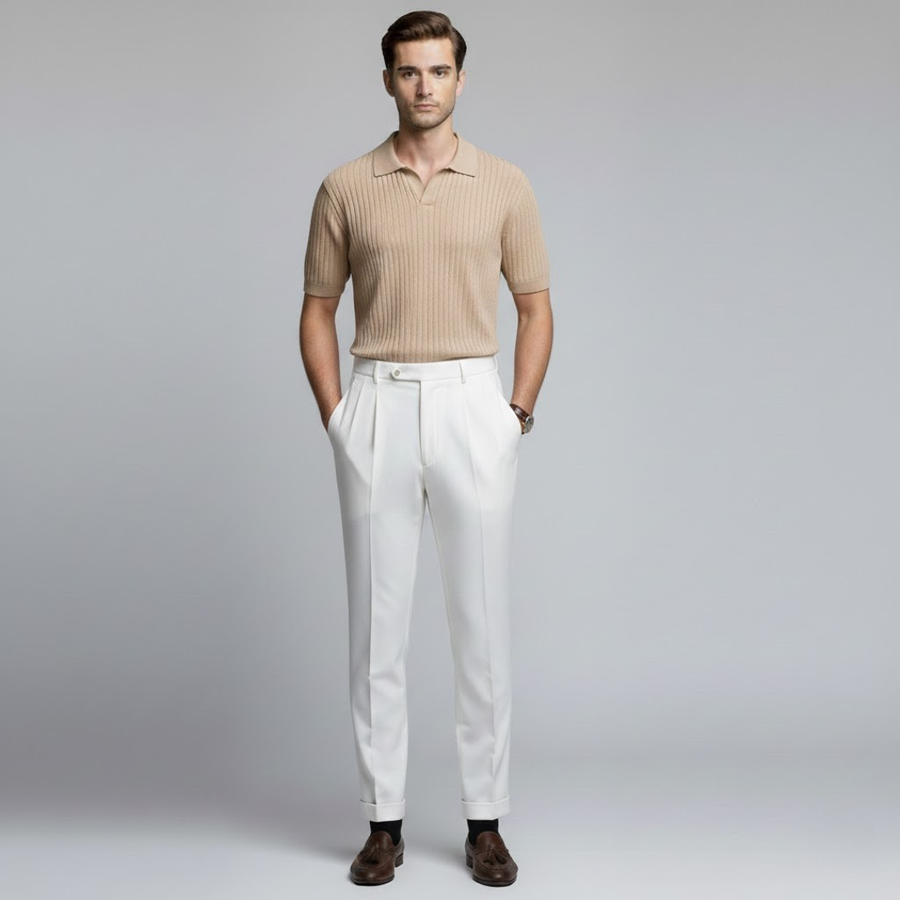 Heritage Staples Ribbed Polo