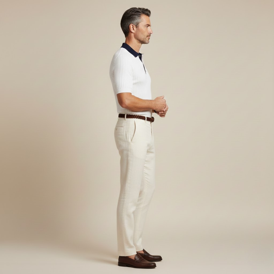 Heritage Staples Cannes Ribbed Polo