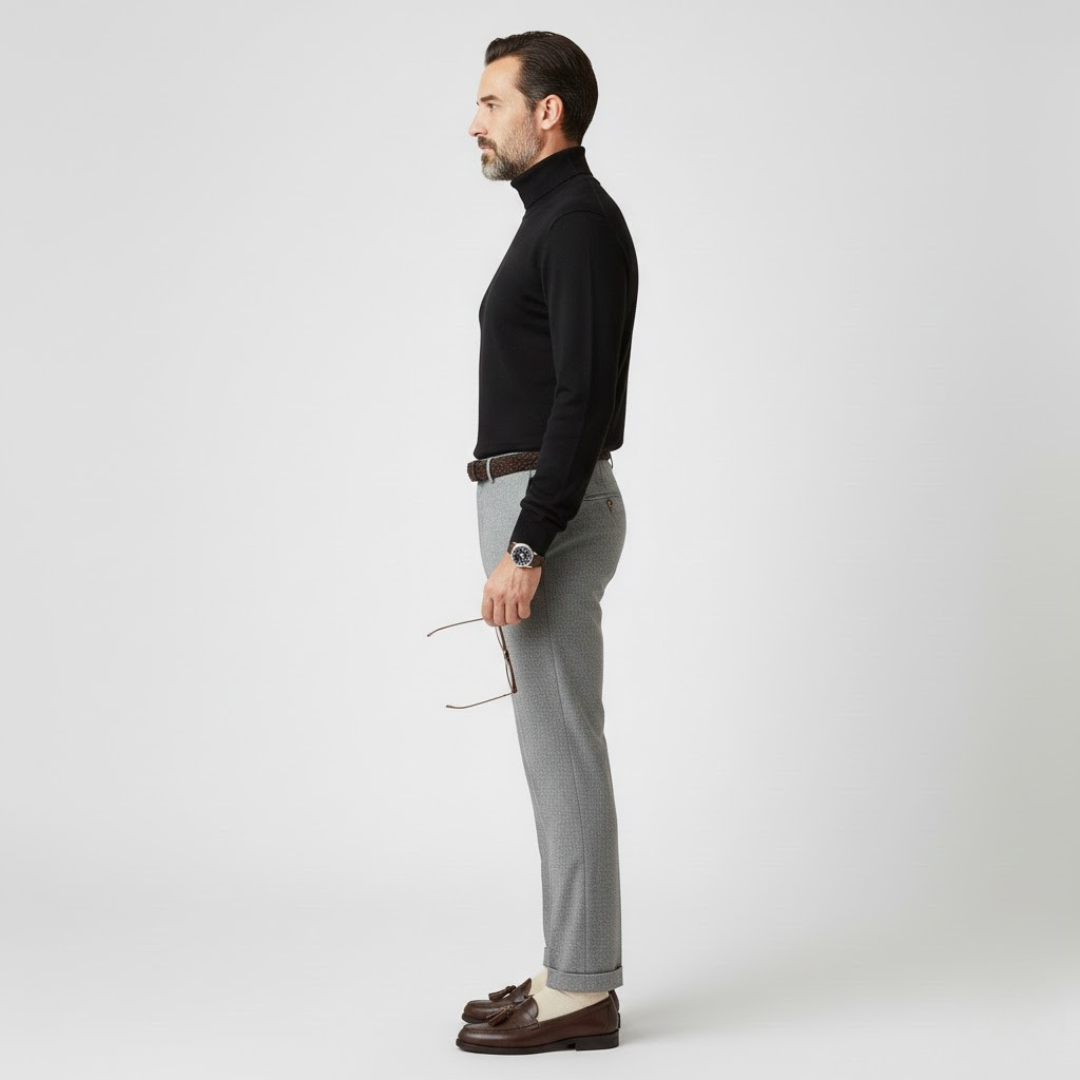 Heritage Staples Men’s Half-Turtleneck Sweater