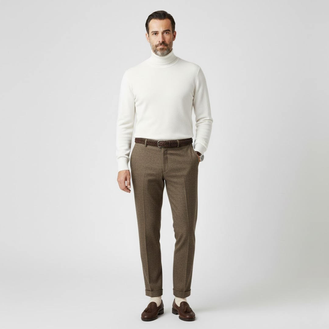 Heritage Staples Men’s Half-Turtleneck Sweater
