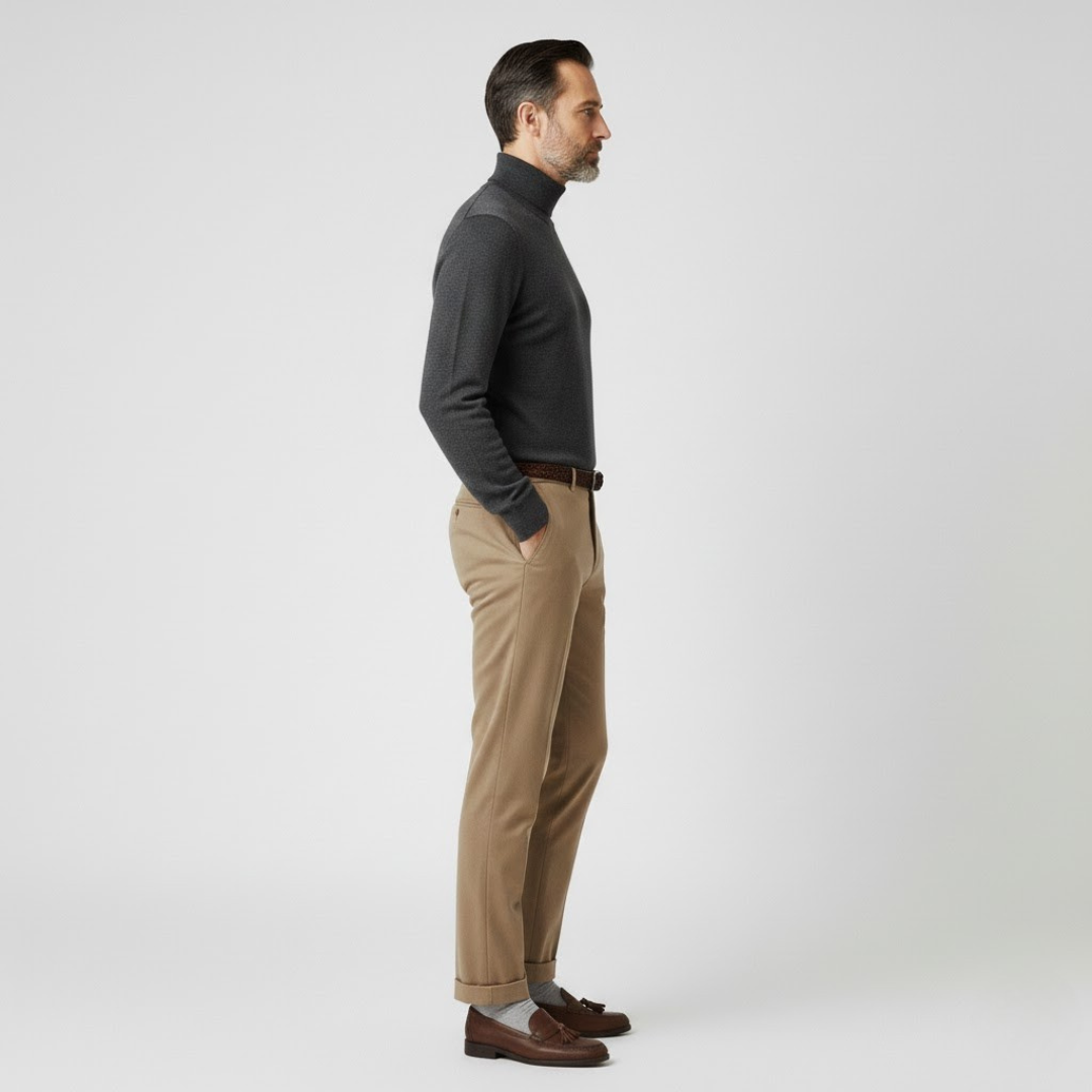 Heritage Staples Men’s Half-Turtleneck Sweater
