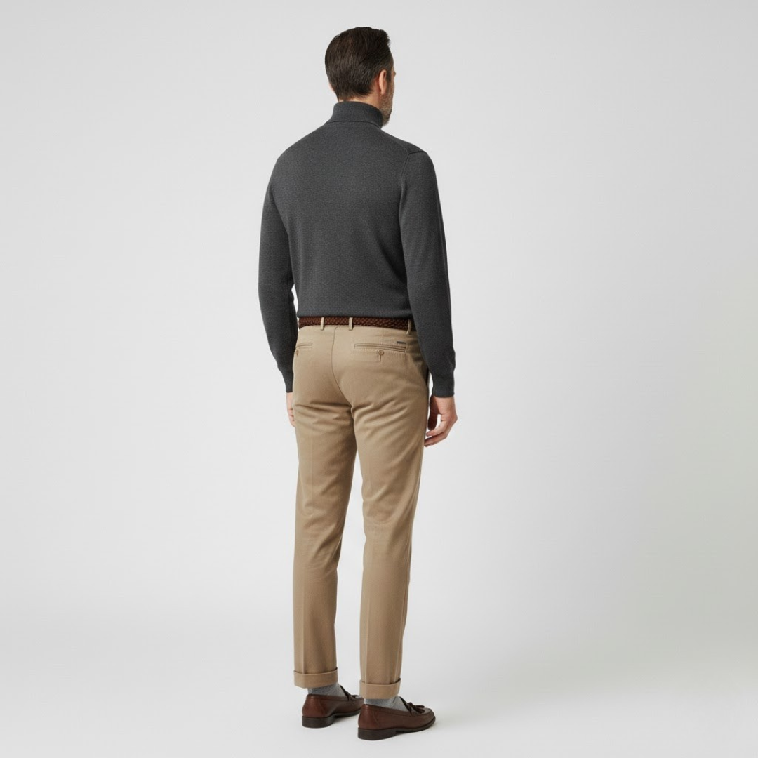 Heritage Staples Men’s Half-Turtleneck Sweater