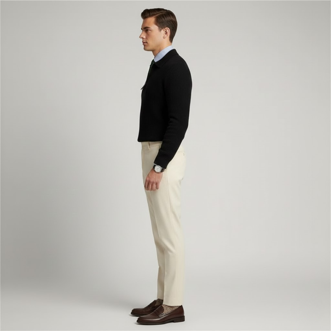 Heritage Staples Men’s Half-Zip Sweater