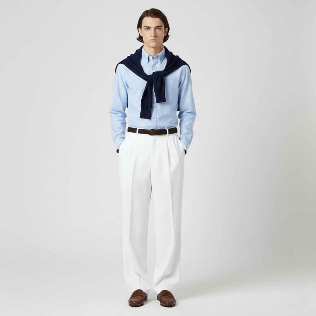 Heritage Staple Men's Straight-Leg Trousers