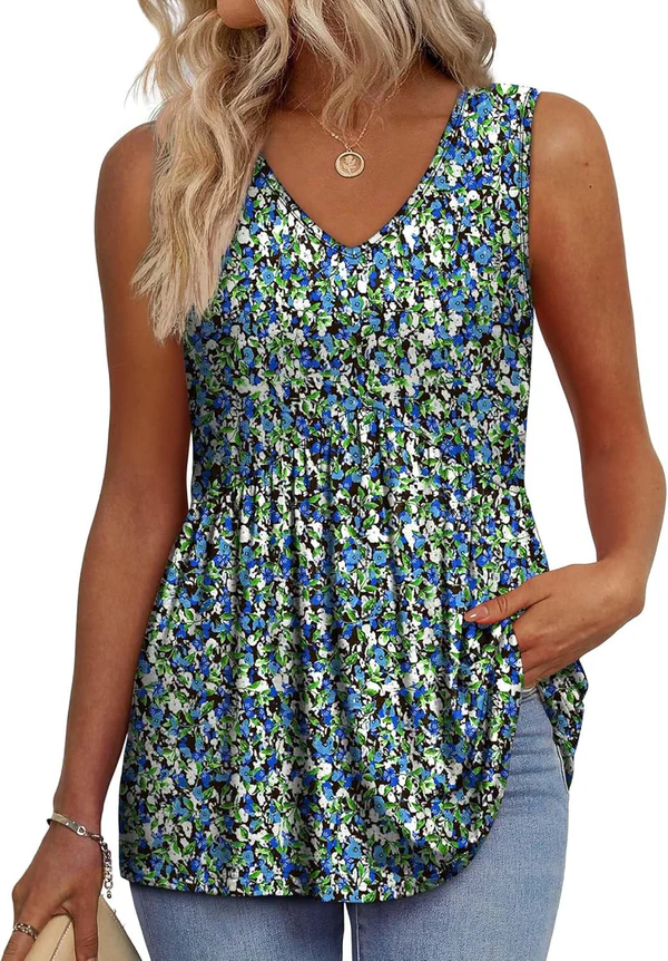 Mary | Peplum V-Neck Top