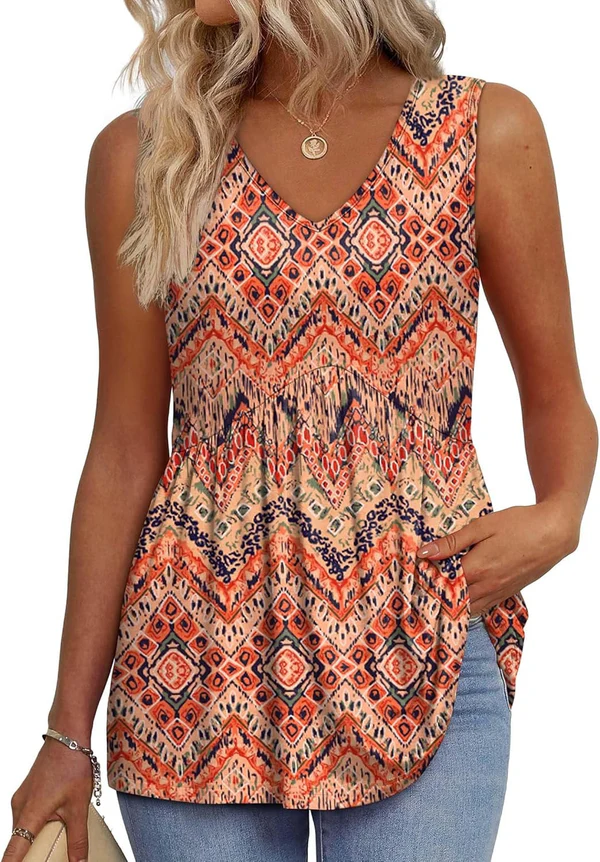 Mary | Peplum V-Neck Top