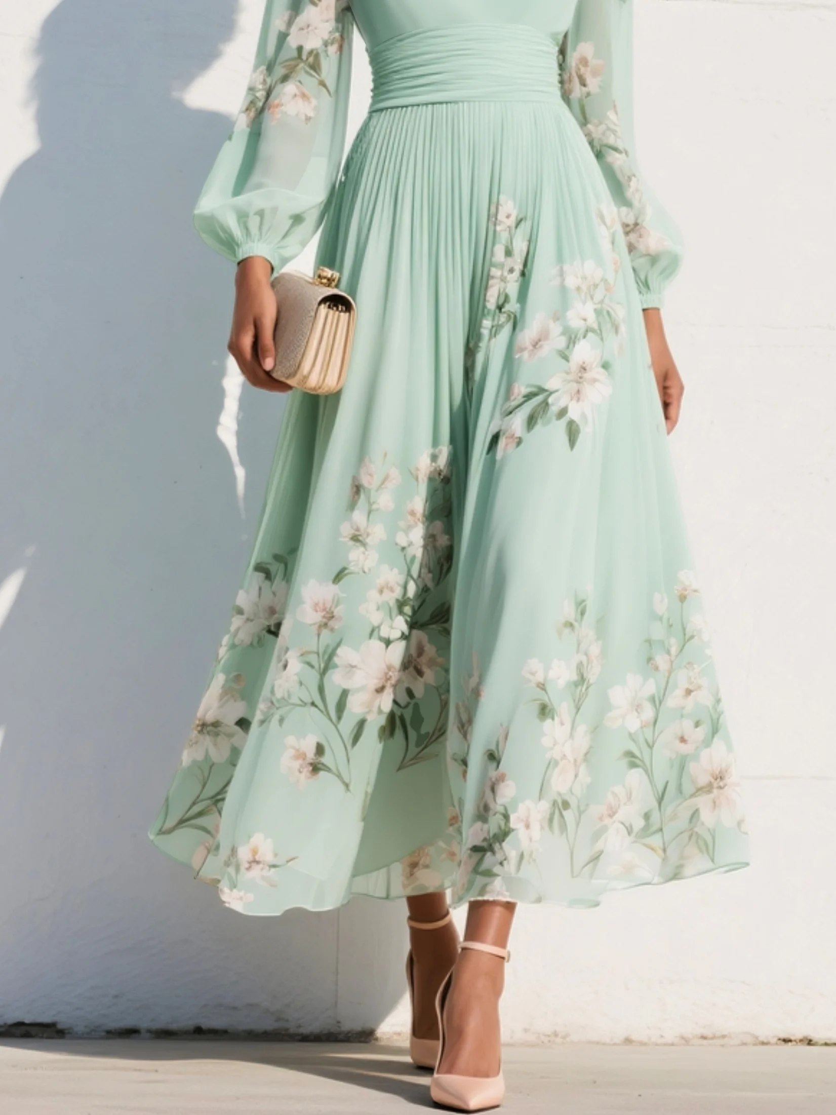 Amara | Floral Midi Dress