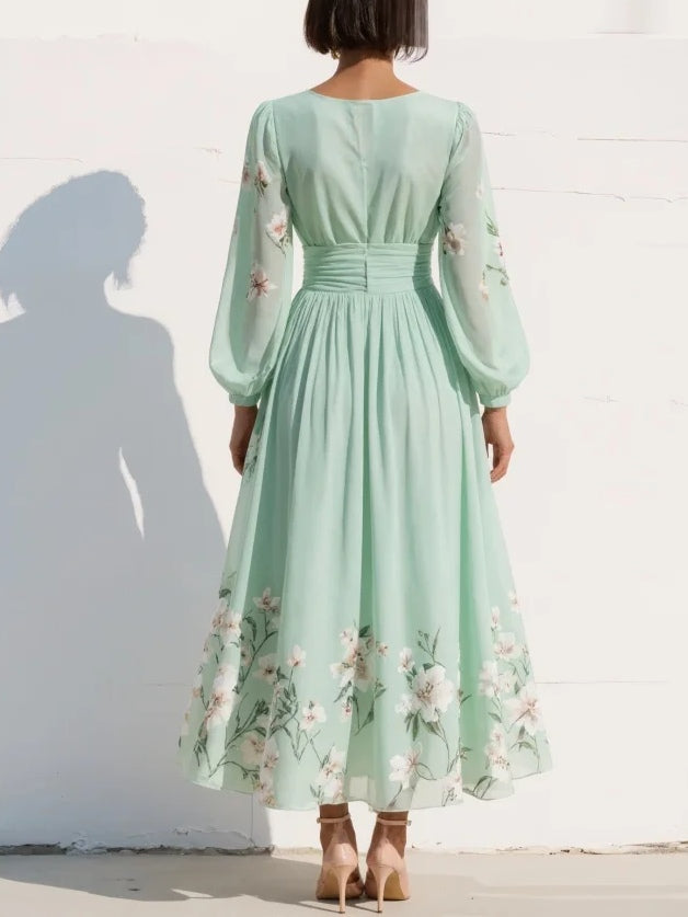 Amara | Floral Midi Dress