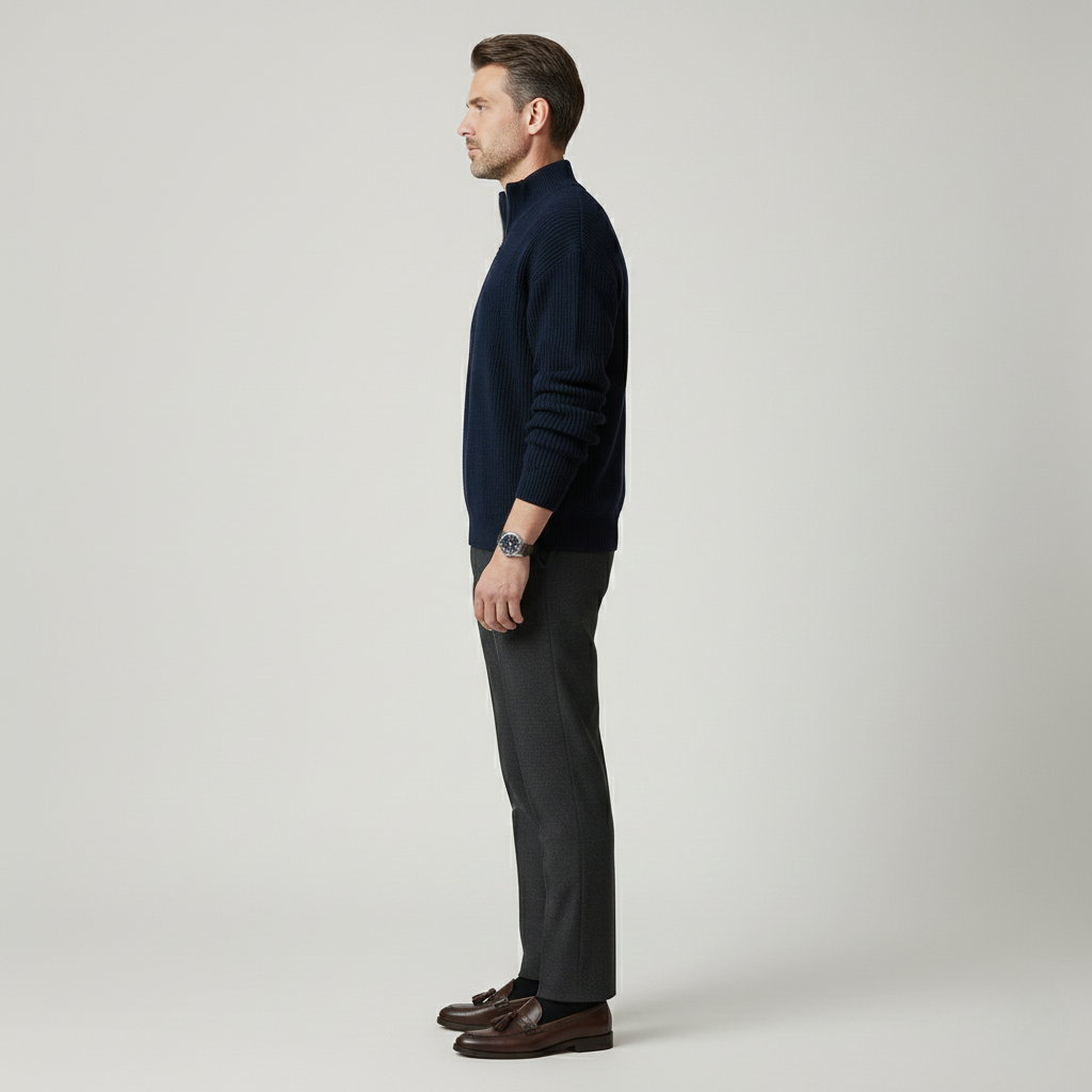 Heritage Staples Half-Zip Sweater