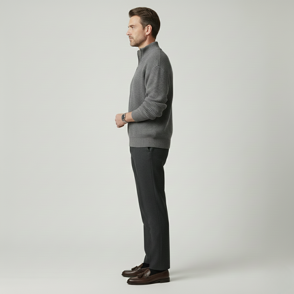 Heritage Staples Half-Zip Sweater