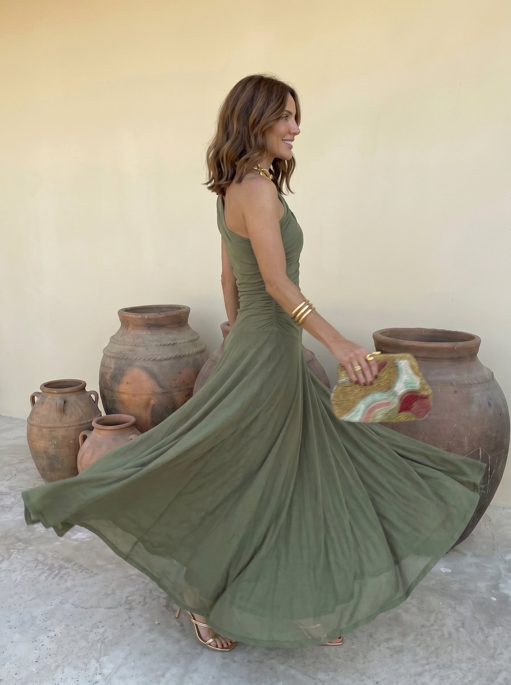 Serena | One-Shoulder Maxi Dress