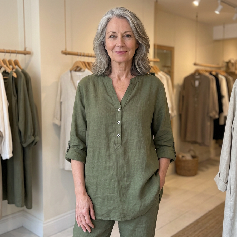 Grace | Relaxed Button Blouse