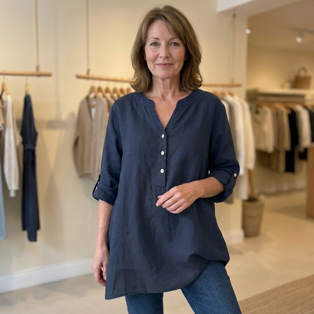 Grace | Relaxed Button Blouse