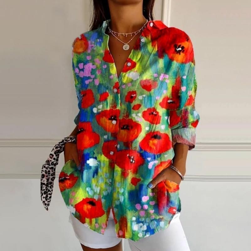 Karen | Summer Colourful Blouse
