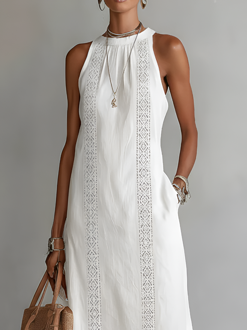 Claire | Elegant High-Neck Dress