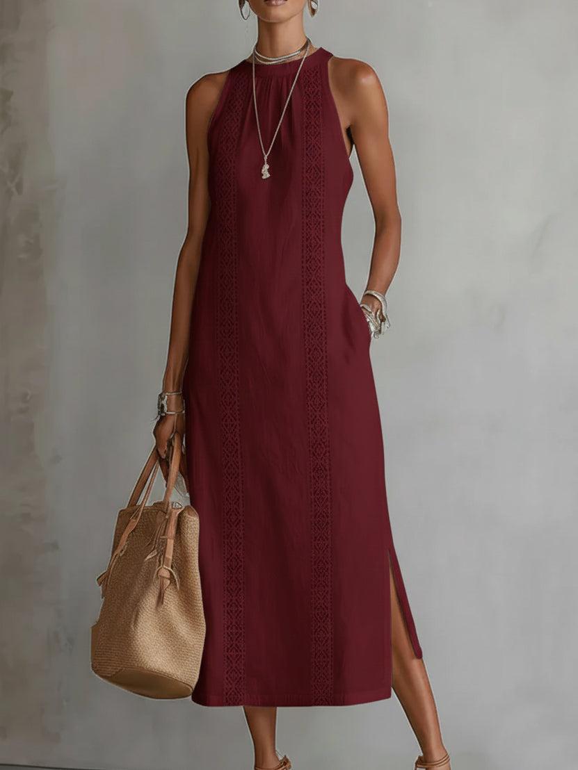 Claire | Elegant High-Neck Dress