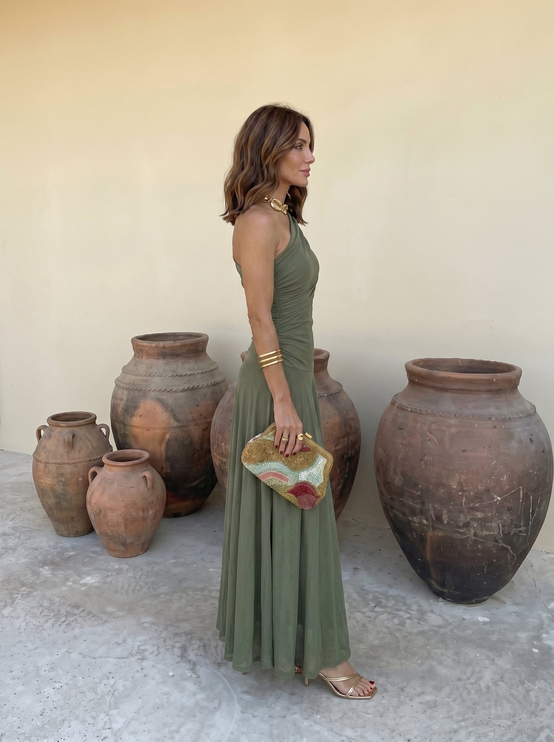 Serena | One-Shoulder Maxi Dress
